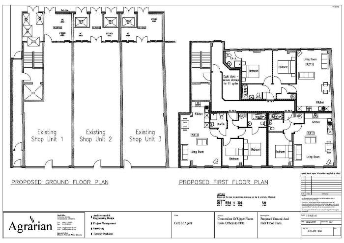 Conversion of Offices To Flats - Plan 1
