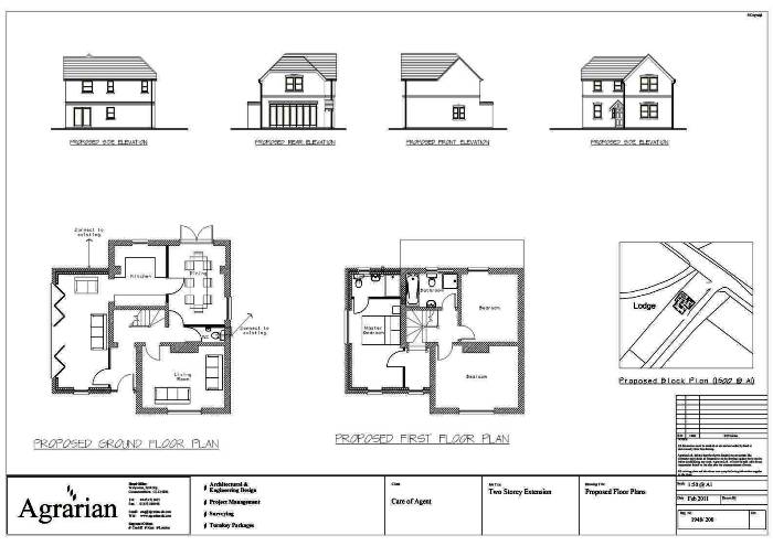 Two Storey Side Extension Plan
