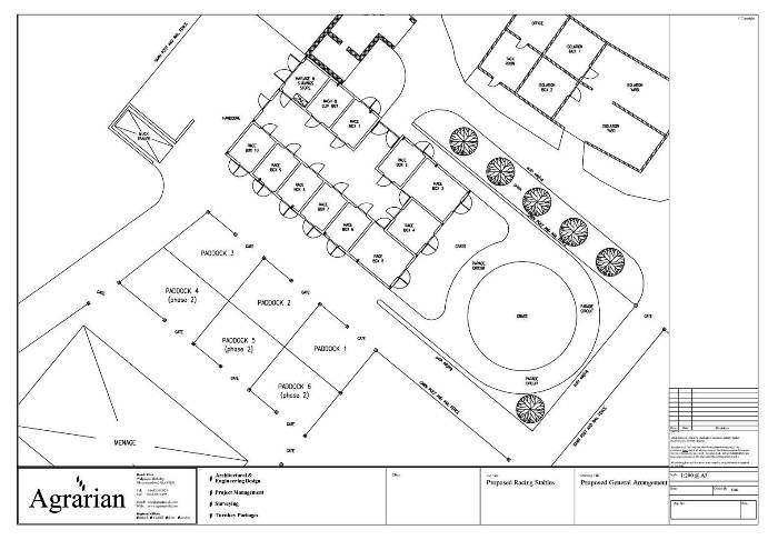 Small Equestrian Complex Plan