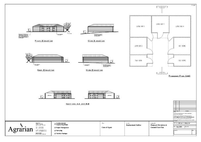 Four Box Stable With Tack Room And Feed Store